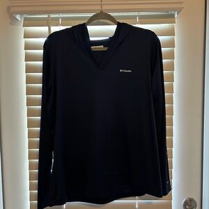Columbia Dark Blue Pullover with Hoodie